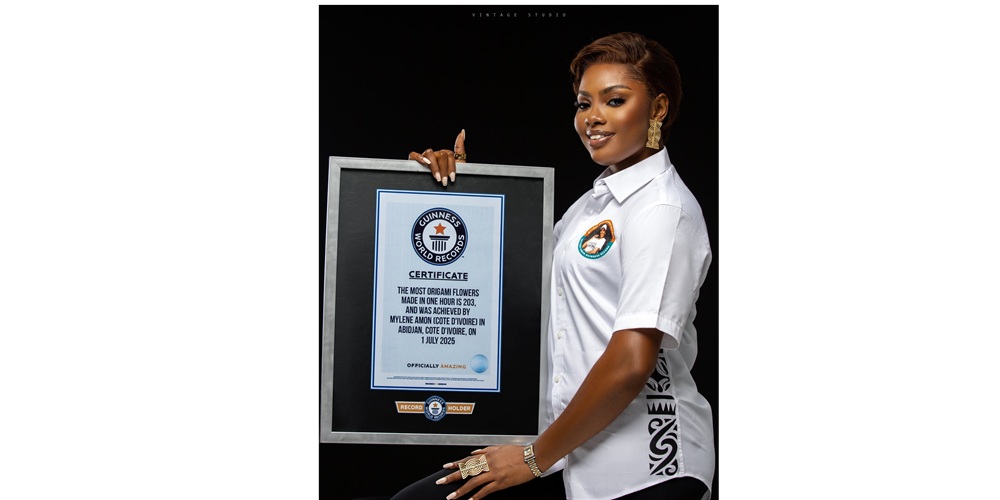 Mylène Amon figure officiellement dans le livre des records Guinness
